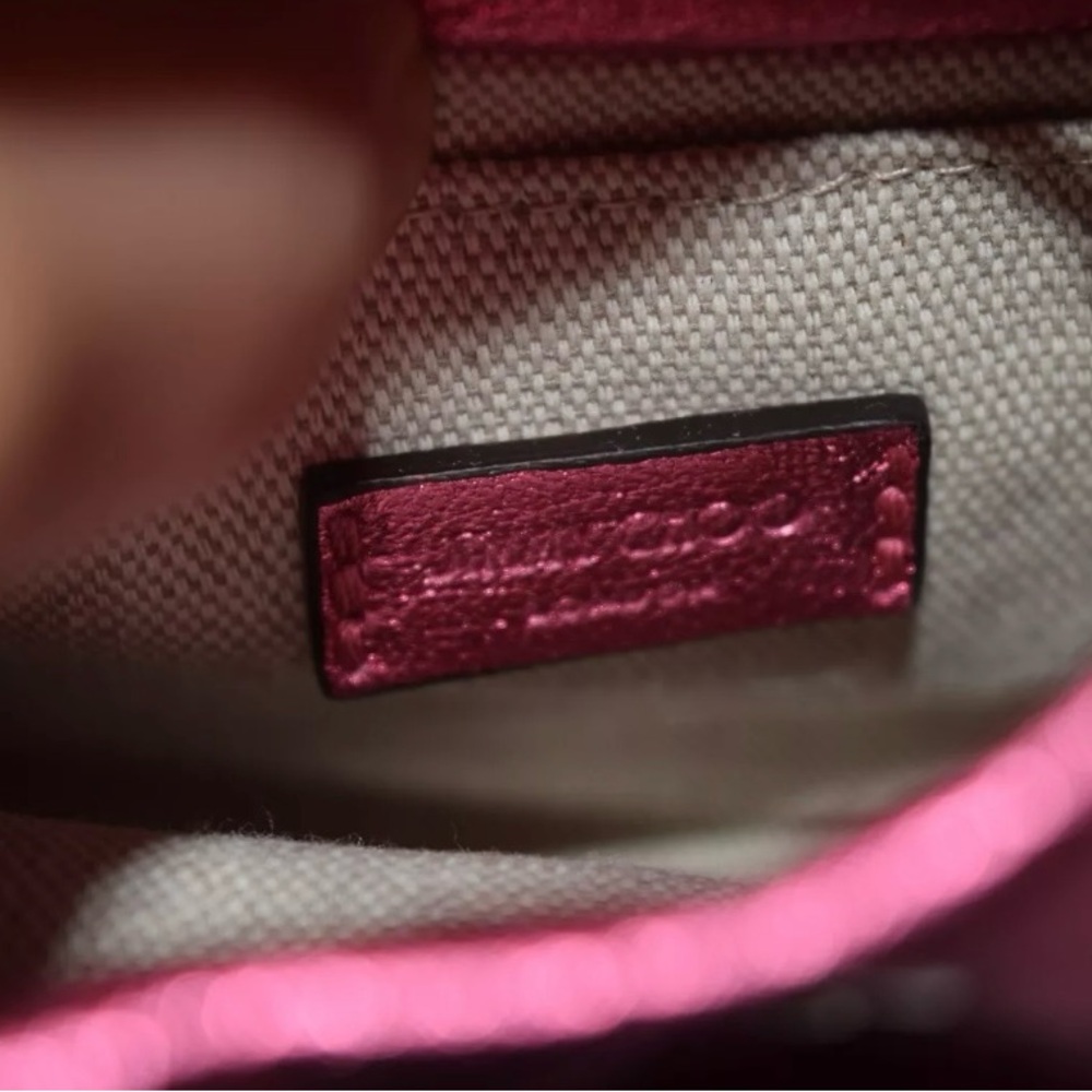 Jimmy Choo Mini Bag pink peony Marchaline mint condition with tags crossbody - Picture 4 of 16